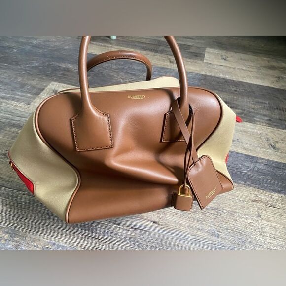 Burberry medium malt brown cube bag #6 - Picture 1 of 11